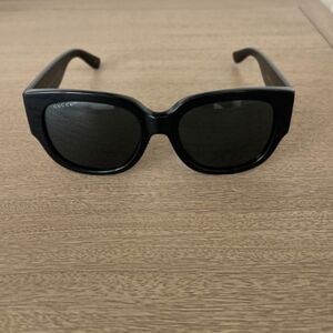 Women's Gucci Black Havana Sunglasses GG0142SA